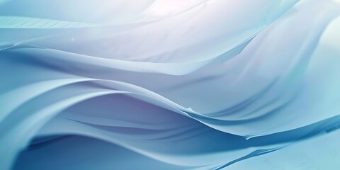 Abstract Blue Wavy Background Illustration