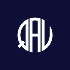 qau circle logo design