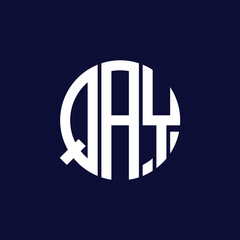 qay circle logo design