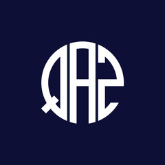 qaz circle logo design