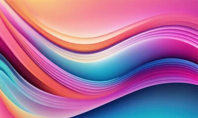 Gradients geometric abstract background with straight lines and round tails. Fluid color pattern of color liquid gradient background for wallpaper, banner, background, card, landing page.