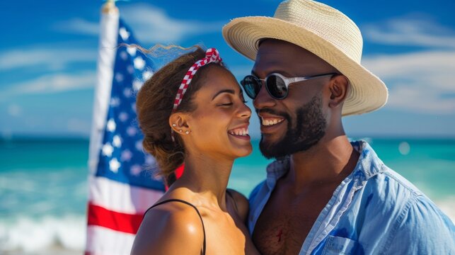 Romantic American flag picture
Love couple American flag ocean
Sunset beach American flag couple
Scenic beach photo American flag couple
