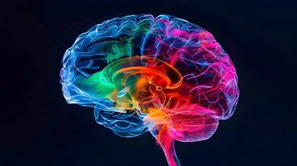 Vivid Neurological of REM Sleep Brain Activity