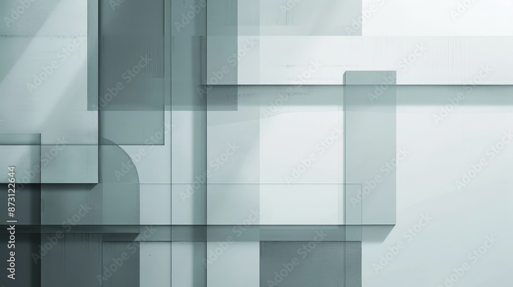 Poster a modern abstract background with clean lines and a monochromatic palette.