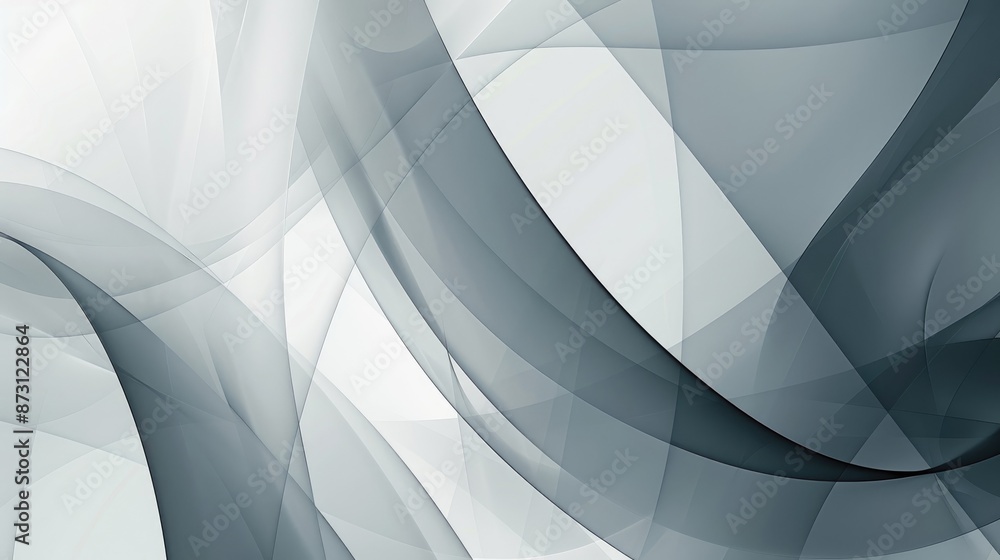 Poster a modern abstract background with clean lines and a monochromatic palette.