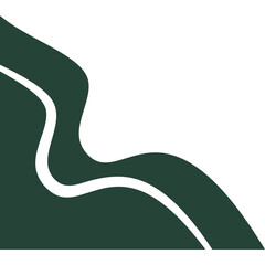 Abstract Wavy Corner