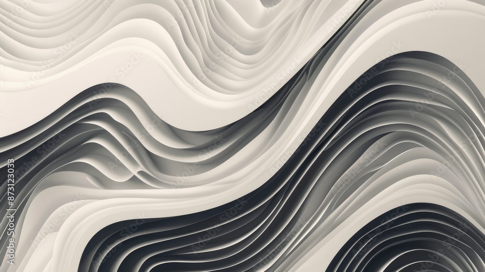 Aufkleber a modern abstract background with clean lines and a monochromatic palette.
