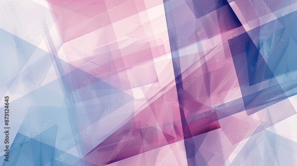 Poster a modern abstract background with overlapping transparent shapes in cool tones