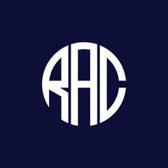 Obraz premium rac circle logo design