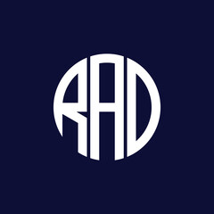 rad circle logo design