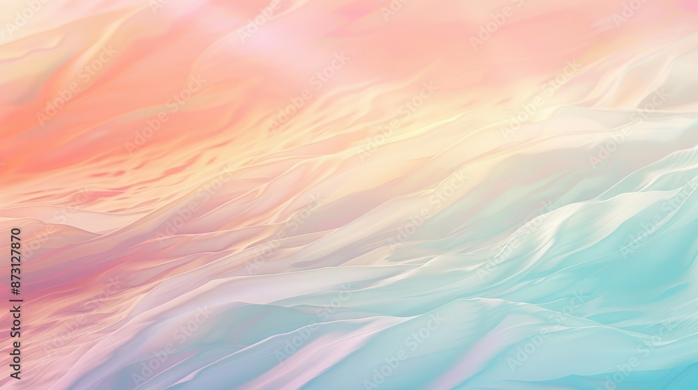 Poster a serene abstract background with gradient transitions and soft textures