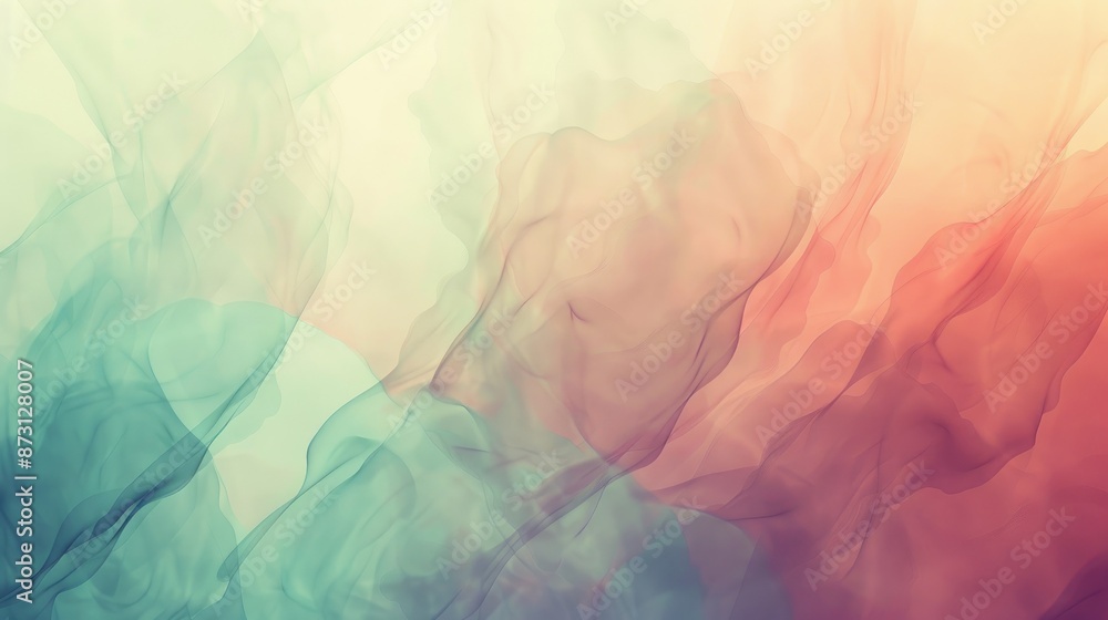 Poster a serene abstract background with gradient transitions and soft textures