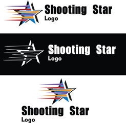 Shooting Star themed logo for professional or personal use