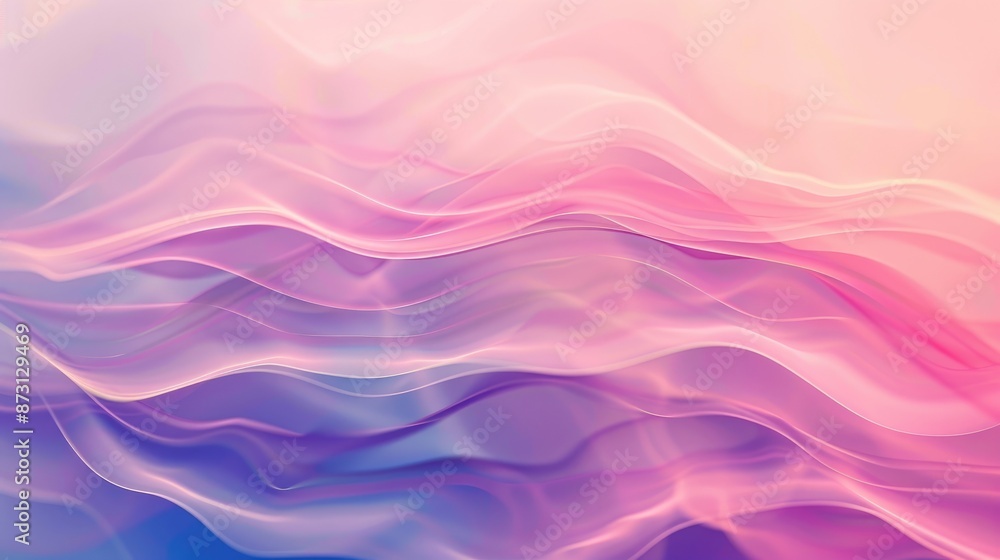 Aufkleber a tranquil abstract background with gradient ombre shades blending seamlessly