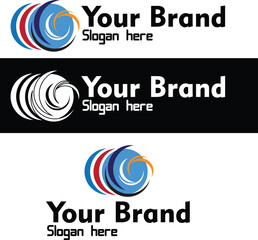 circular brand logo mock-up for personal or professional use