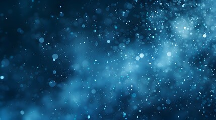 Obraz premium Light blue and dark blue background, Abstract background of round dots, color gradient from light to dark blue.