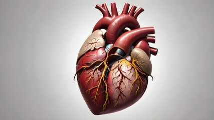 Naklejka premium illustration of a human heart