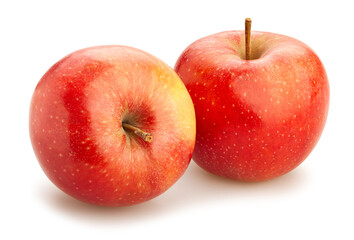 apples path isolated on white