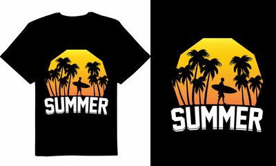 Summer beach vector design, Vector illustration tshirt design, new summer t-shit design, vector tshit design,New tshit designs, summer tshit, vintage designs, Summer illustration, retro, summer beach