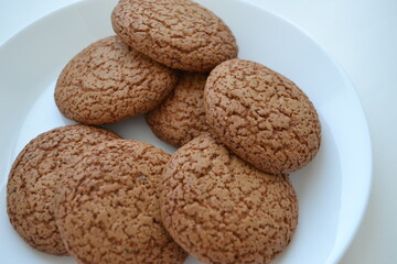 cookies on a plate