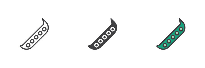 Beans different style icon set