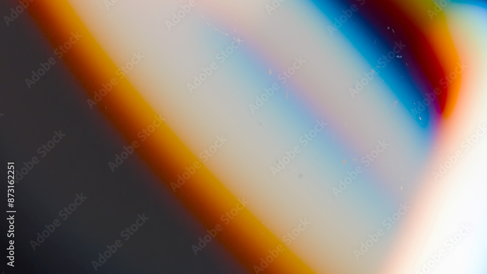 Wall mural abstract defocused image with chromatic aberration effect. speculars and light.
