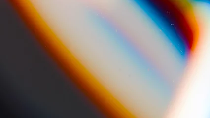 Abstract defocused image with chromatic aberration effect. Speculars and light. 