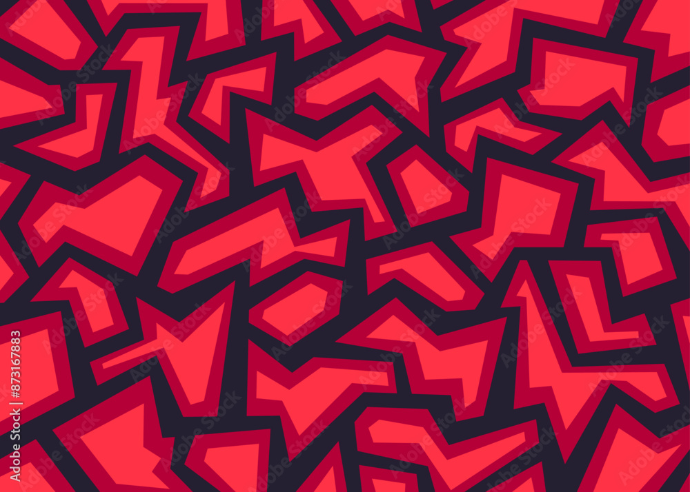 Poster Abstract background with irregular gem stone pattern. Abstract geometric pattern