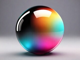3d glossy sphere