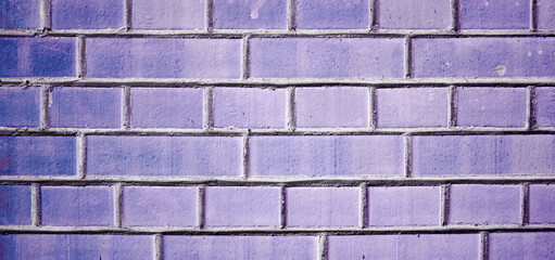 Purple brickwork design,background. Purple and violet brick background,texture,wallpaper.