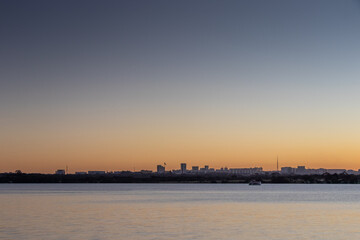 late afternoon at Lake Paranoá in Brasília