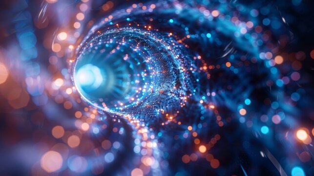 A mysterious and intricate dance of neutrinos constantly in motion.