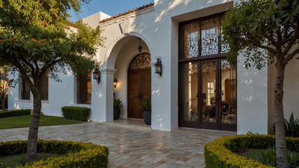 Modern house with classic style
