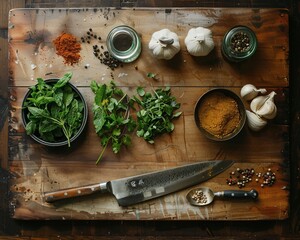 a cutting board topped with lots of different types of vegetables