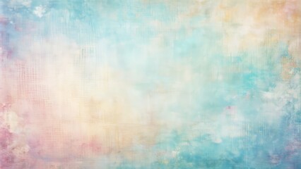 Soft pastel hues gradient background with elegant canvas wall texture, featuring ample copy space, perfect for web banners and designs.