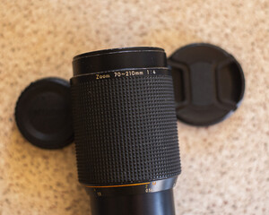 close up of a lens