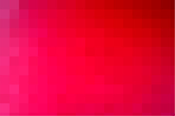 Gradient pink background. Geometric texture from pink squares for publication, design, poster, calendar, post, screensaver, wallpaper, postcard, cover, banner, website. Vector illustration