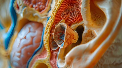 Detailed Anatomy of the Inner Ear's Semicircular Canals and Balance System