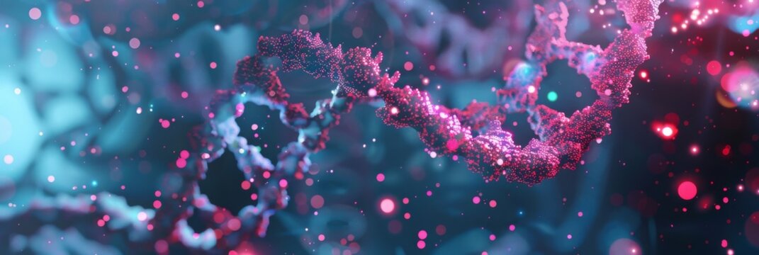 Abstract digital background with glowing lights and patterns, representing the power of technology data transfer concept. representing the power of technology in the style of data science.