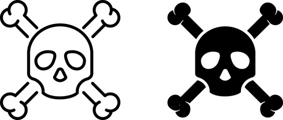  Skull icon , vector illustration