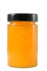 a jar of apricot jam