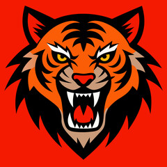 lion head vector illustration