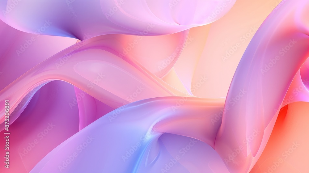 Poster an abstract background with smooth, gradient transitions and minimalistic shapes.