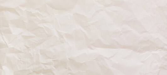 wrinkled crumpled  white paper background