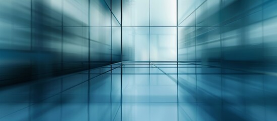 Sky Blue Hue Minimalistic Glass Architecture in a Modern Atmosphere, future smart office, business concept, Graphic Resources, Wallpapers, Brochure, Websites, banner design, Advertising, background