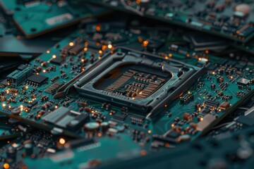 Obraz premium An innovative electronics manufacturer incorporates enchanted materials into their devices