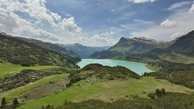 Alpkogel, &Ouml;sterreich: Zeitraffer um den Stausee Kops im Sommer