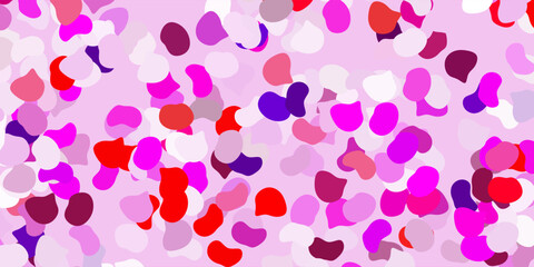 Light purple, pink vector template with abstract forms.