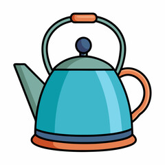 Obraz premium kettle clipart cartoon Illustration drawing
