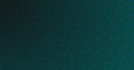 Deep Green Grainy Textured Gradient Vector Background.